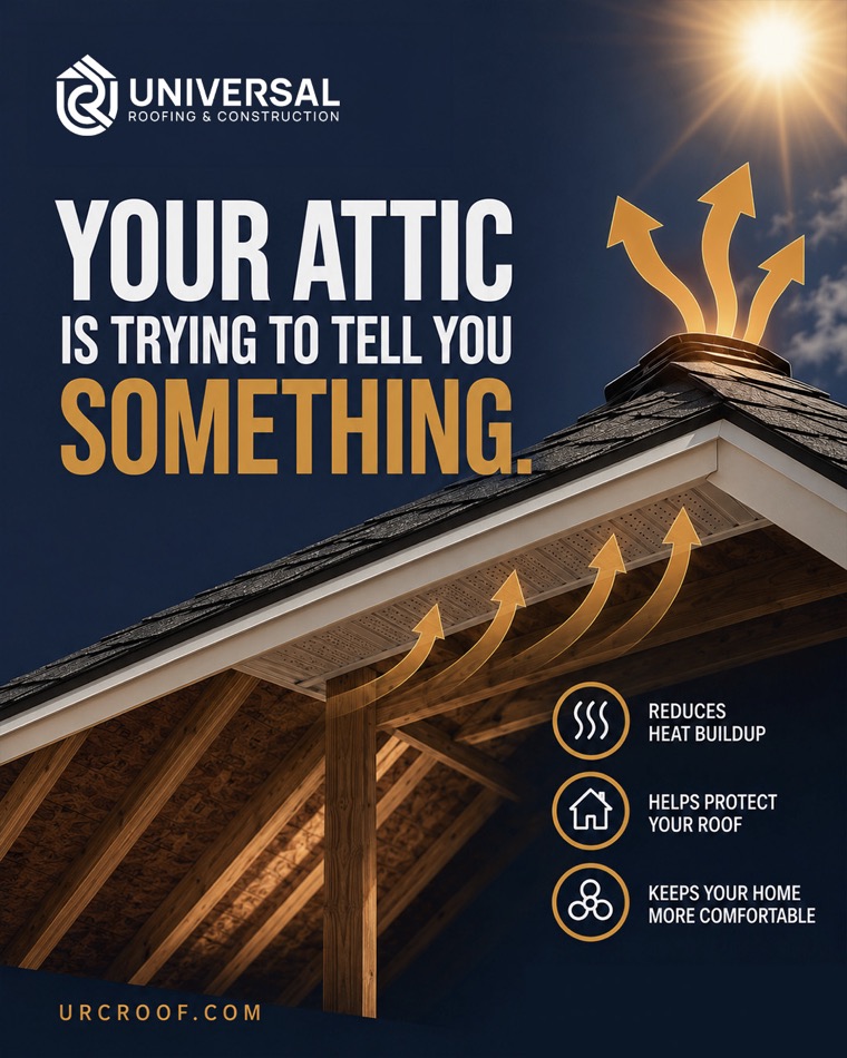 Your Attic Is Trying To Tell You Something for Universal Roofing & Construction